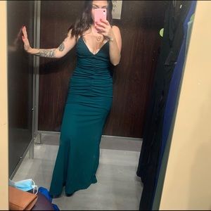 Windsor Green mermaid dress